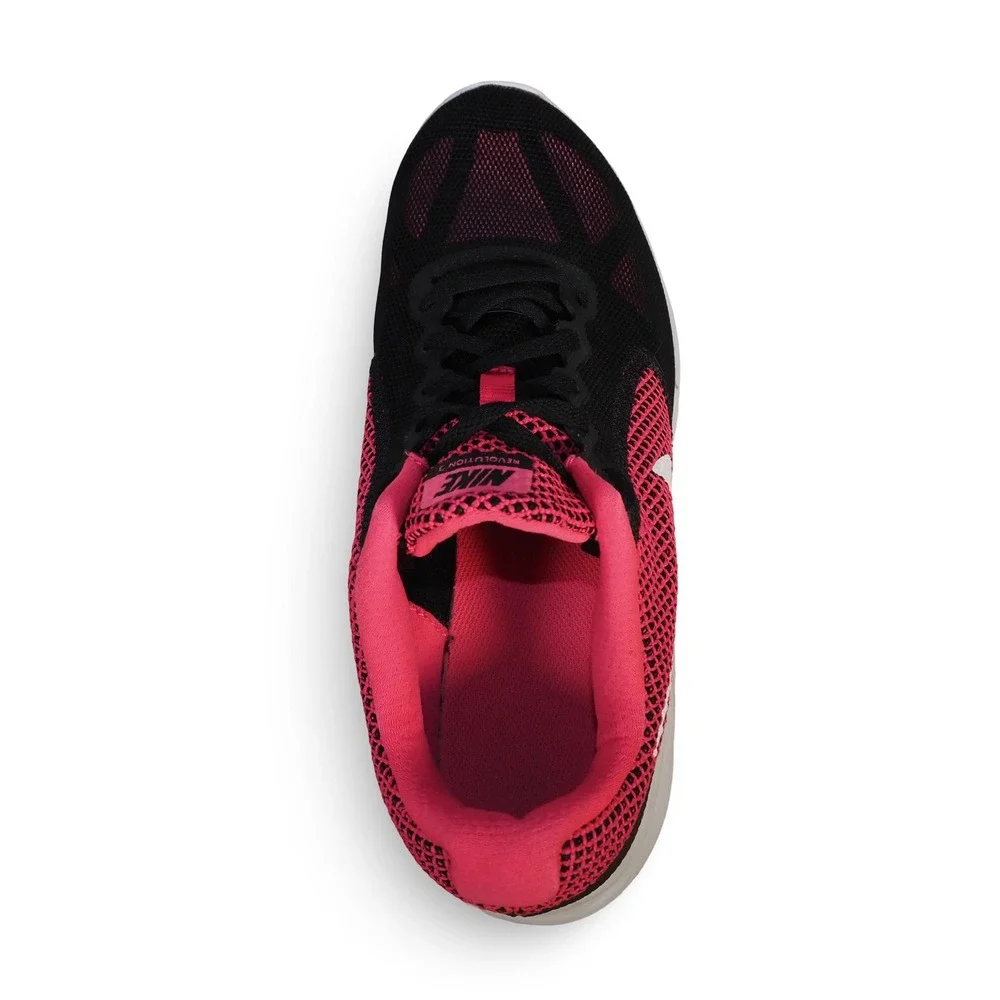 Nike Revolution 3 Performance Running Shoes Womens 9 Hyper Pink Black 819303-600